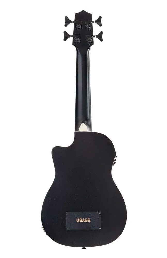 Kala Journeyman UBass Black U-BASS Mahogany with Gig Bag - New - Image 3